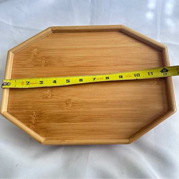 Bamboo armchair tray table - Picture 4 of 7